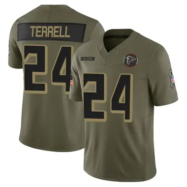 A.J. Terrell Jr. Youth Limited Olive Atlanta Falcons 2025 Salute to Service Jersey