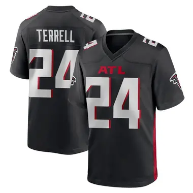 A.J. Terrell Youth Game Black Atlanta Falcons Alternate Jersey