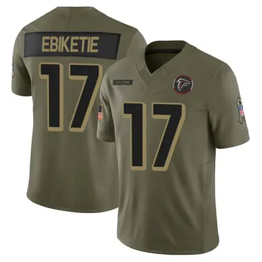 Arnold Ebiketie Youth Limited Olive Atlanta Falcons 2025 Salute to Service Jersey