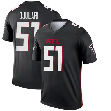 Azeez Ojulari Men's Legend Black Atlanta Falcons Jersey