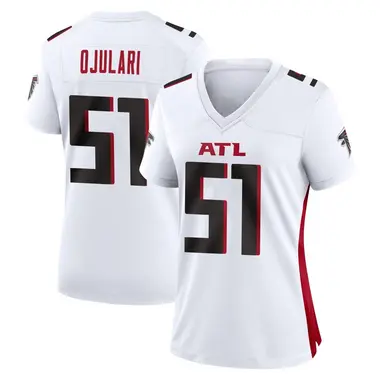 Azeez Ojulari Women's Game White Atlanta Falcons Jersey
