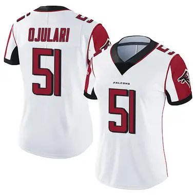 Azeez Ojulari Women's Limited White Atlanta Falcons Vapor Untouchable Jersey