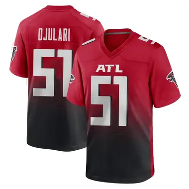 Azeez Ojulari Youth Game Red Atlanta Falcons 2nd Alternate Jersey