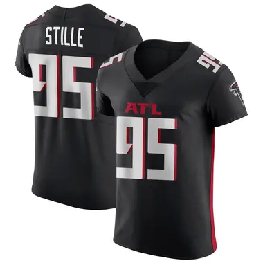 Ben Stille Men's Elite Black Atlanta Falcons Alternate Jersey