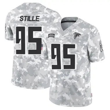 Ben Stille Men's Limited Arctic Camo Atlanta Falcons 2024 Salute to Service Jersey
