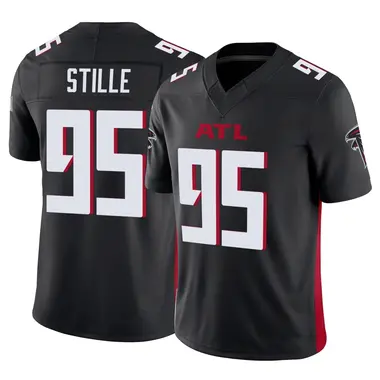 Ben Stille Men's Limited Black Atlanta Falcons Vapor F.U.S.E. Jersey