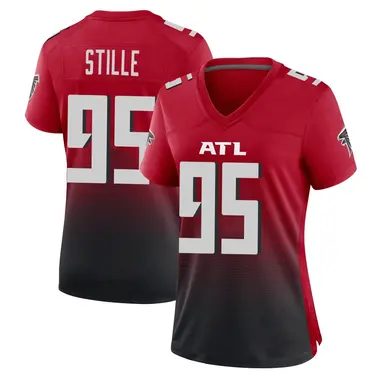 Ben Stille Women's Game Red Atlanta Falcons 2nd Alternate Jersey