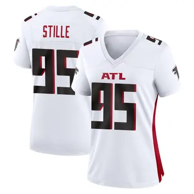 Ben Stille Women's Game White Atlanta Falcons Jersey