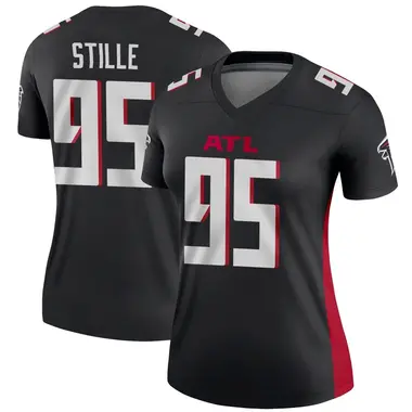 Ben Stille Women's Legend Black Atlanta Falcons Jersey