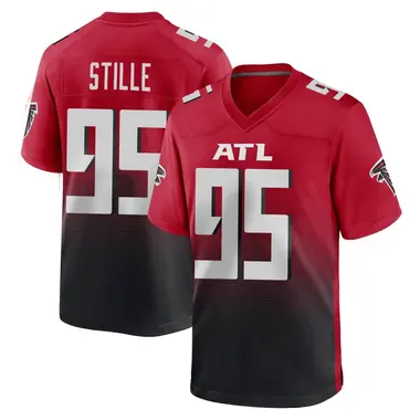 Ben Stille Youth Game Red Atlanta Falcons 2nd Alternate Jersey
