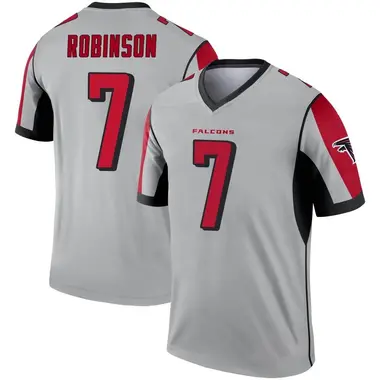 Bijan Robinson Youth Legend Atlanta Falcons Inverted Silver Jersey