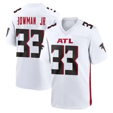 Billy Bowman Jr. Men's Game White Atlanta Falcons Jersey