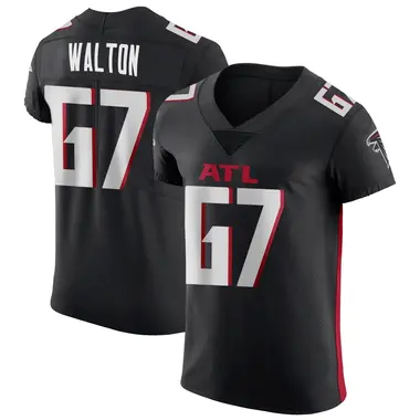 Brandon Walton Men's Elite Black Atlanta Falcons Alternate Jersey