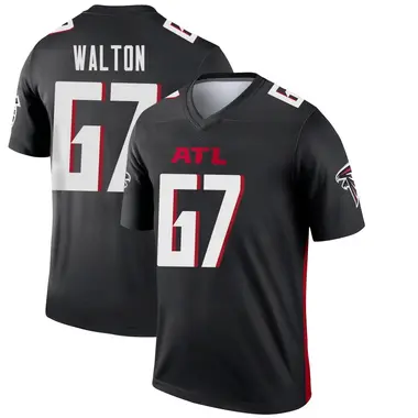 Brandon Walton Men's Legend Black Atlanta Falcons Jersey