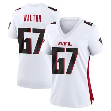 Brandon Walton Women's Game White Atlanta Falcons Jersey