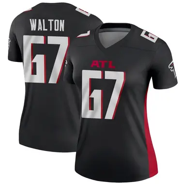 Brandon Walton Women's Legend Black Atlanta Falcons Jersey