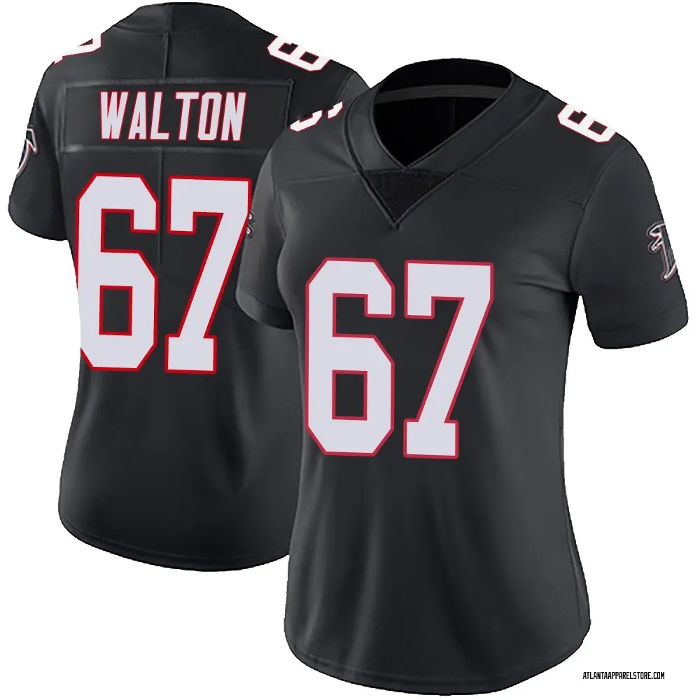 Brandon Walton Women's Limited Black Atlanta Falcons Vapor Untouchable Jersey