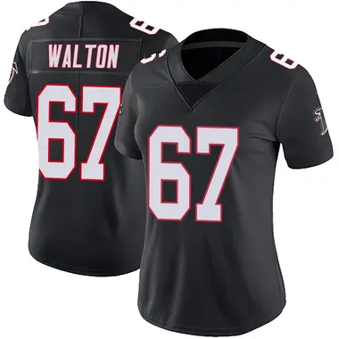 Brandon Walton Women's Limited Black Atlanta Falcons Vapor Untouchable Jersey