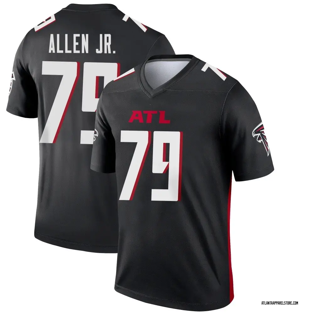 Carlos Allen Jr. Men's Legend Black Atlanta Falcons Jersey