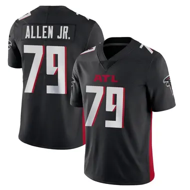 Carlos Allen Jr. Men's Limited Black Atlanta Falcons Vapor Untouchable Jersey