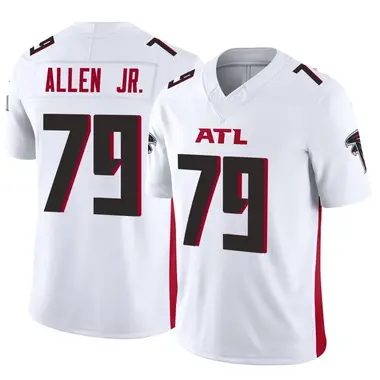 Carlos Allen Jr. Men's Limited White Atlanta Falcons Vapor F.U.S.E. Jersey