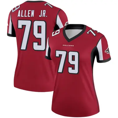 Carlos Allen Jr. Women's Legend Red Atlanta Falcons Jersey