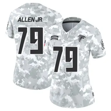 Carlos Allen Jr. Women's Limited Arctic Camo Atlanta Falcons 2024 Salute to Service Jersey