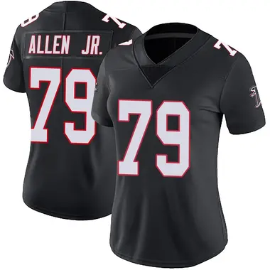 Carlos Allen Jr. Women's Limited Black Atlanta Falcons Vapor Untouchable Jersey