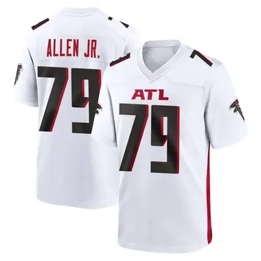 Carlos Allen Jr. Youth Game White Atlanta Falcons Jersey