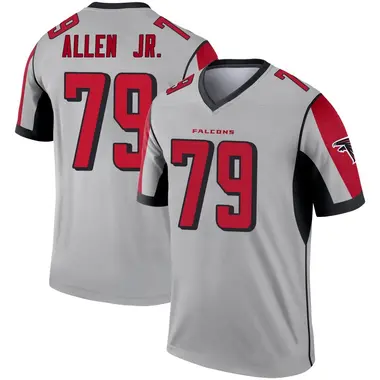 Carlos Allen Jr. Youth Legend Atlanta Falcons Inverted Silver Jersey