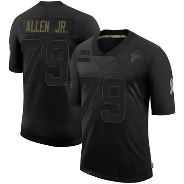 Carlos Allen Jr. Youth Limited Black Atlanta Falcons 2020 Salute To Service Jersey