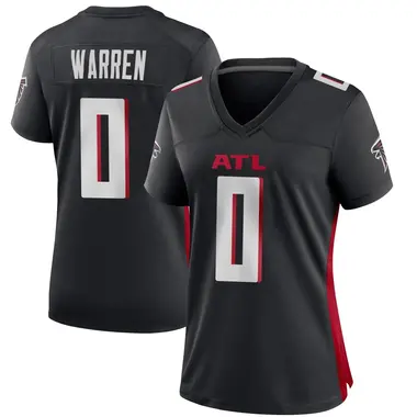 Carter Warren Women's Game Black Atlanta Falcons Alternate Jersey