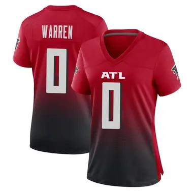 Carter Warren Women's Game Red Atlanta Falcons 2nd Alternate Jersey