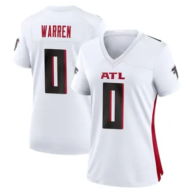Carter Warren Women's Game White Atlanta Falcons Jersey