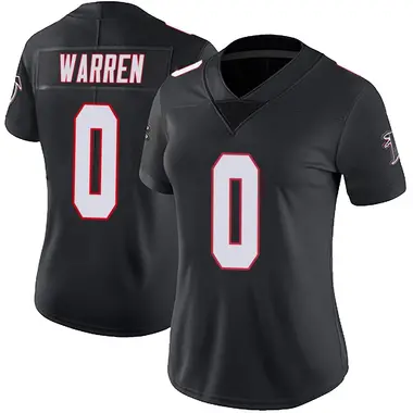 Carter Warren Women's Limited Black Atlanta Falcons Vapor Untouchable Jersey
