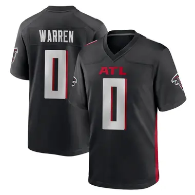 Carter Warren Youth Game Black Atlanta Falcons Alternate Jersey