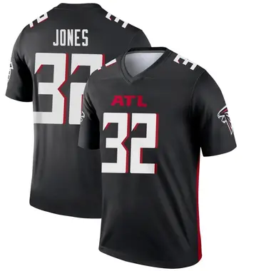 Cash Jones Men's Legend Black Atlanta Falcons Jersey
