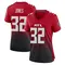 Cash Jones Women's Game Red Atlanta Falcons 2nd Alternate Jersey