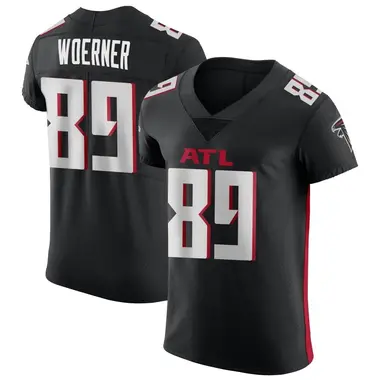 Charlie Woerner Men's Elite Black Atlanta Falcons Alternate Jersey