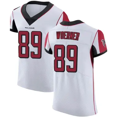 Charlie Woerner Men's Elite White Atlanta Falcons Jersey