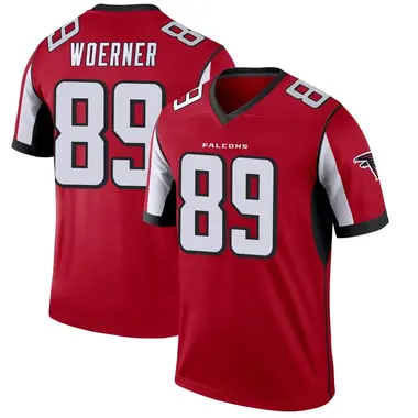 Charlie Woerner Men's Legend Red Atlanta Falcons Jersey