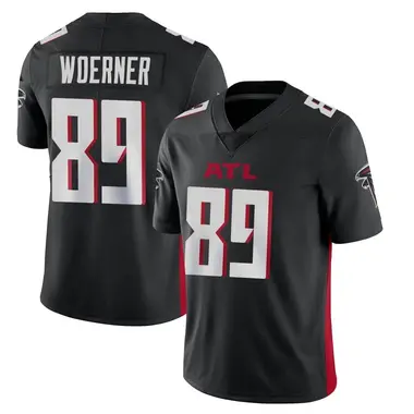 Charlie Woerner Men's Limited Black Atlanta Falcons Vapor Untouchable Jersey