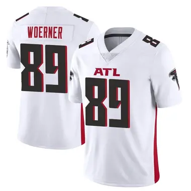 Charlie Woerner Men's Limited White Atlanta Falcons Vapor Untouchable Jersey