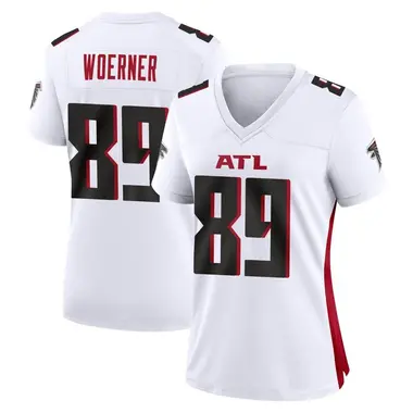 Charlie Woerner Women's Game White Atlanta Falcons Jersey