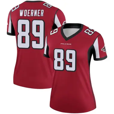 Charlie Woerner Women's Legend Red Atlanta Falcons Jersey