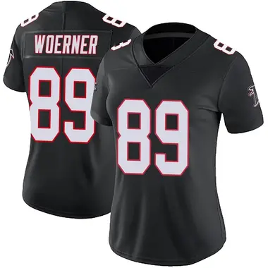 Charlie Woerner Women's Limited Black Atlanta Falcons Vapor Untouchable Jersey