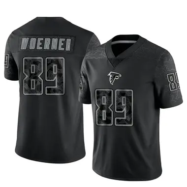 Charlie Woerner Youth Limited Black Atlanta Falcons Reflective Jersey
