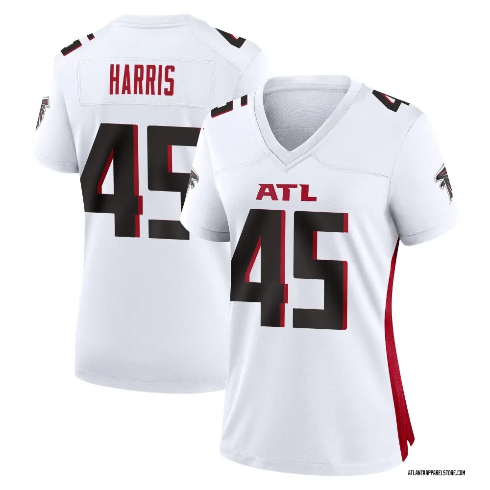 Christian Harris Women's Game White Atlanta Falcons Jersey