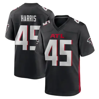 Christian Harris Youth Game Black Atlanta Falcons Alternate Jersey
