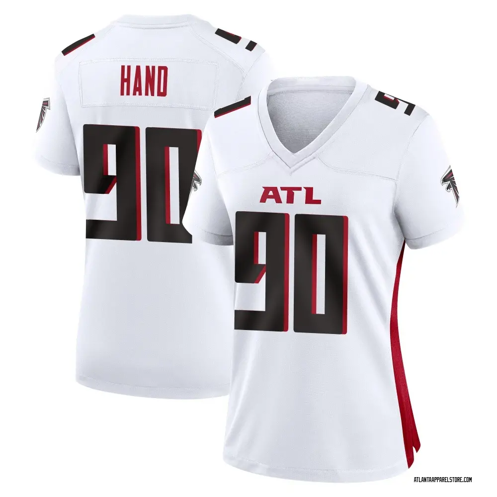 Da'Shawn Hand Women's Game White Atlanta Falcons Jersey